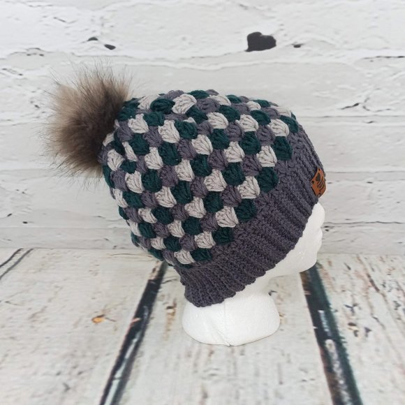 Duncan Street Designs Matheson Hand Crocheted Beanie Hat - Picture 2 of 7